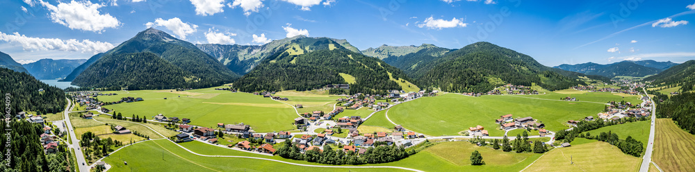 landscape at the achensee lake in austria - pertisau landscape at the achensee lake in austria - pertisau