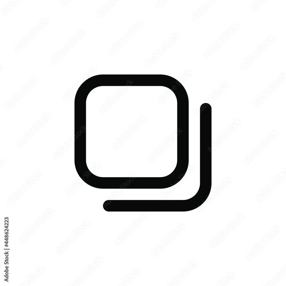 Copy icon vector isolated on white background Copy icon vector isolated on white background