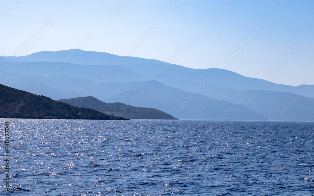 Blue Mountain in Rhodes, Greece