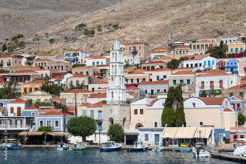 Chalki Island, one of the Dodecanese islands of Greece, close to Rhodes. © SD Fotografie