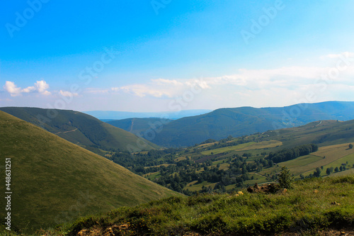 Vistas desde lo alto del Portillo de la Sía (Cantabria)