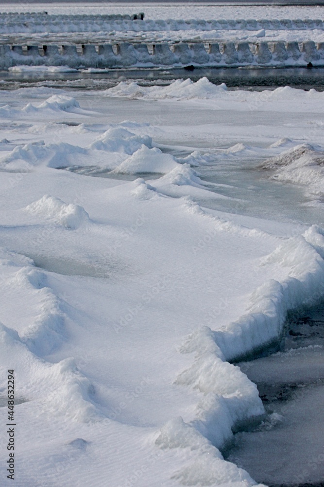 Obraz premium Winterimpression deutsche Ostsee