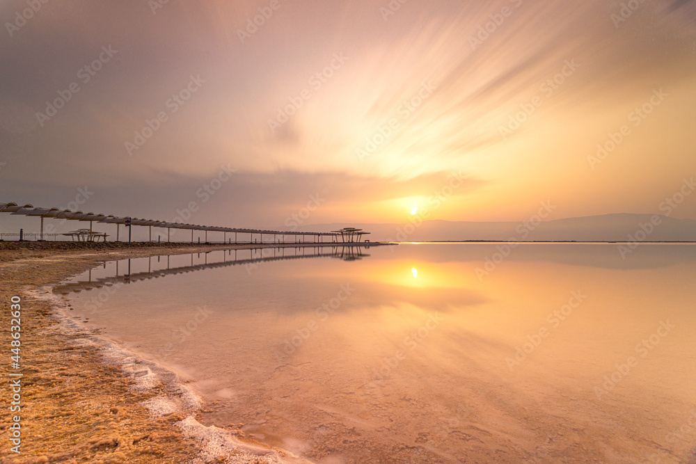 Dead sea sunrise
