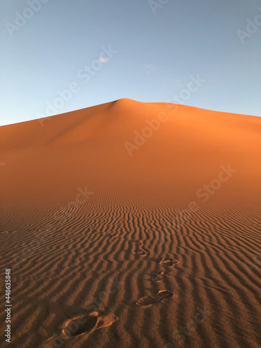 Desert Great Sand Dunes in Colorado in the summer