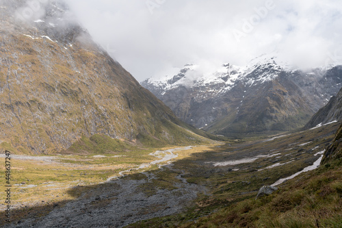 Gertrude Valley Lookout, south island, new zealand