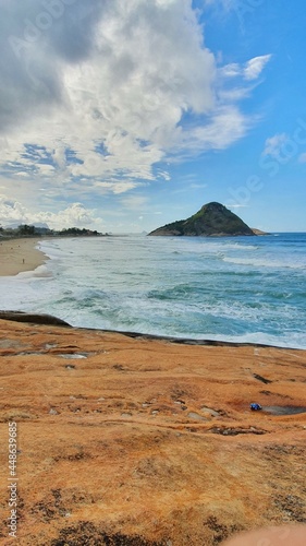 view of the sea and mountains