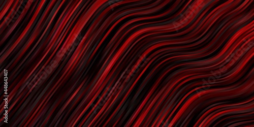 Dark Purple, Pink vector background with wry lines.