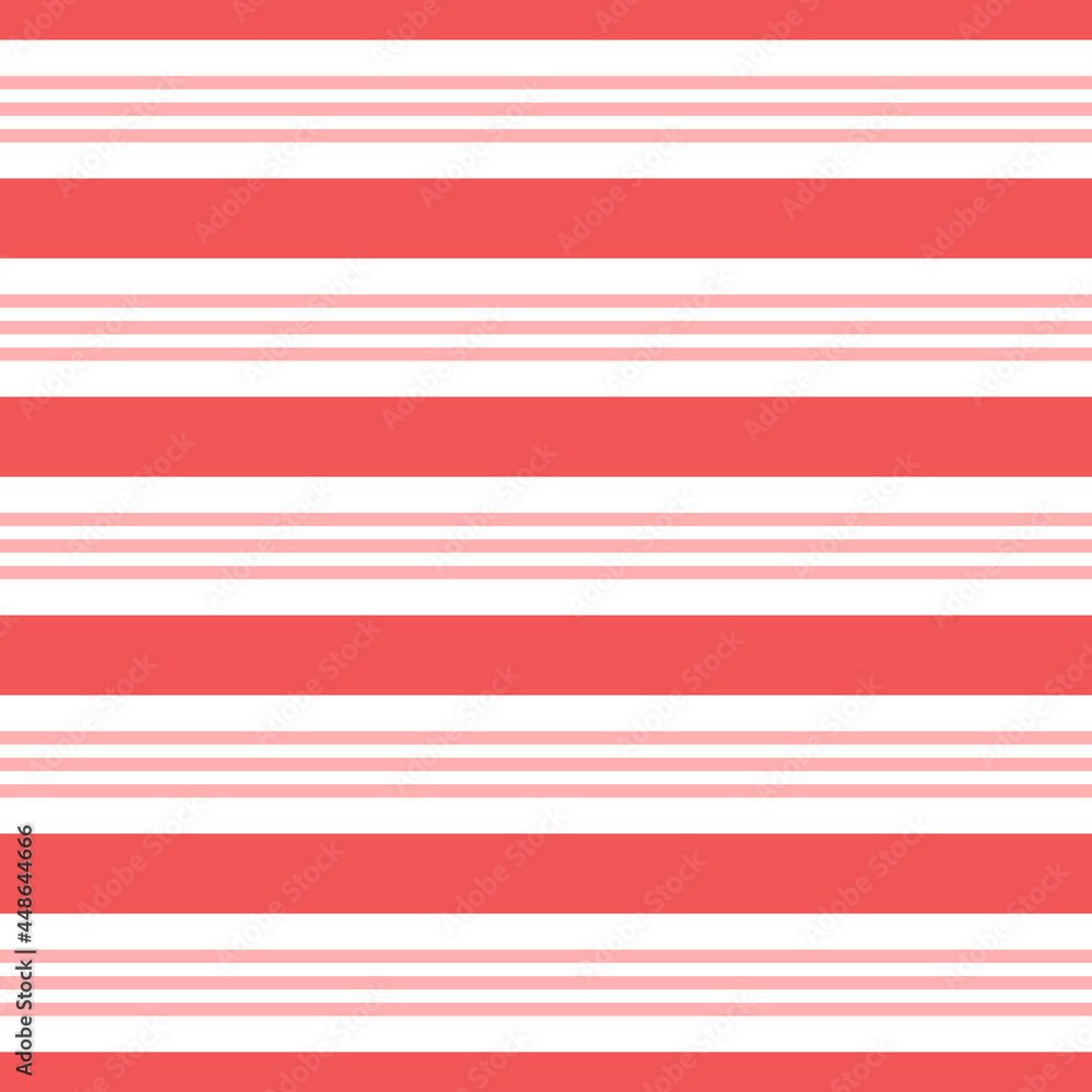 Vector seamless horizontal stripes pattern, candy cane. Christmas design for wallpaper, fabric, textile, wrapping. Vector seamless horizontal stripes pattern, candy cane. Christmas design for wallpaper, fabric, textile, wrapping.