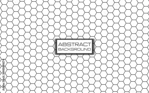 technology hexagonal vector background. Abstract grey  hexagon in technology modern futuristic background vector illustration. Gray honeycomb texture grid.vector illustration.hexagonal greed