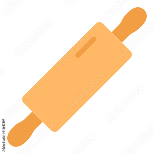 rolling pin flat icon