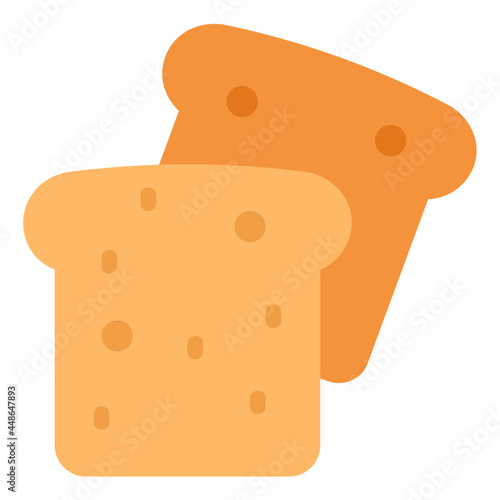 toast flat icon