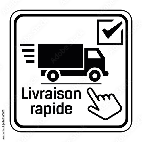 Logo livraison rapide.