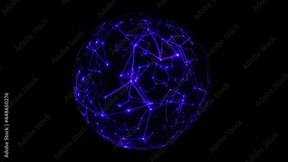 Connections concept on rotating sphere Connections concept on rotating sphere