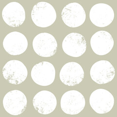 Deken met foto Vormen patronen Seamless pattern with round organic shapes. Fashion stylish natural texture.  © Oleksandra