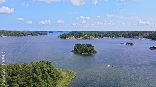 The summer idyll Saltarö in the Stockholm archipelago photo