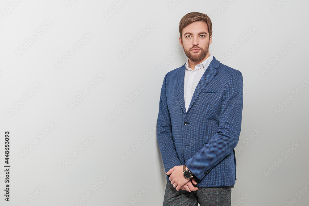 Fototapeta premium confident businessman in suit