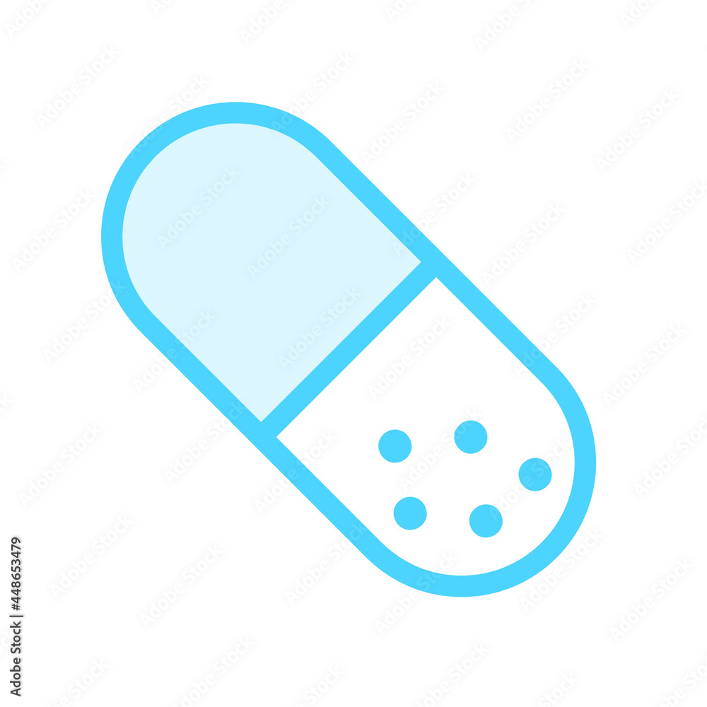 Illustration Vector Graphic of Capsule icon Illustration Vector Graphic of Capsule icon
