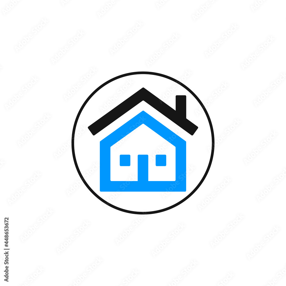 Home house real icon vector Home house real icon vector