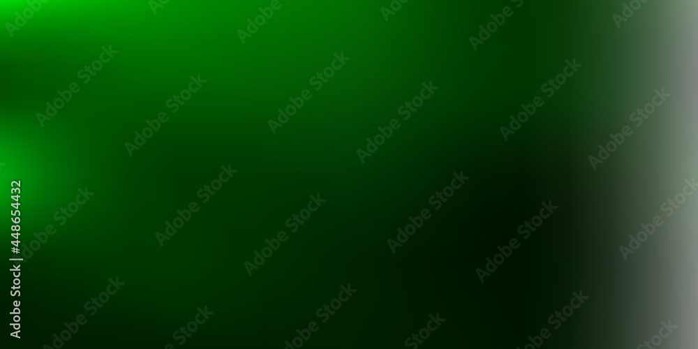 Dark green vector blur template.