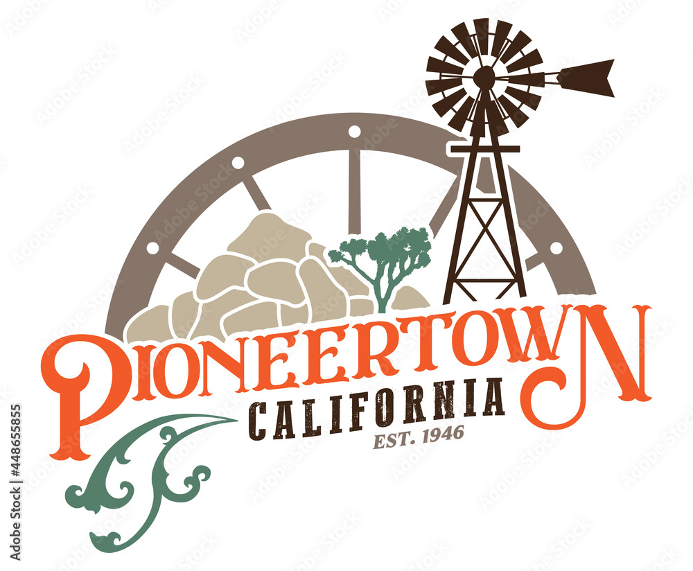 Pioneertown T-Shirt Design | Western Tee Graphic | Pioneer Town ...