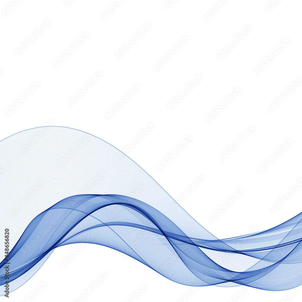 Obraz premium blue wave. advertising template. Modern illustration. eps 10