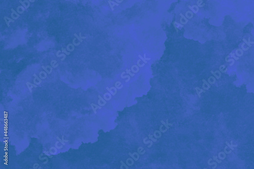 abstract dark blue grunge sky soft clouds watercolor pattern with halftone surface sky texture on blue.