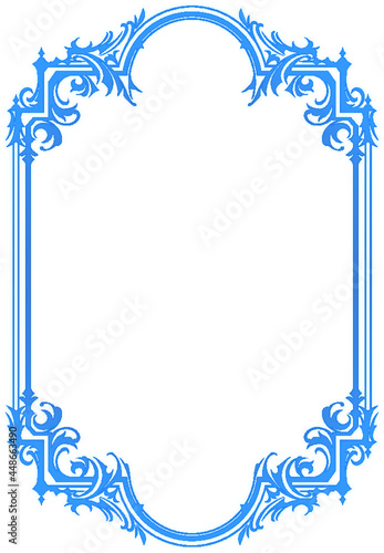 レトロでファンタジックな飾り枠