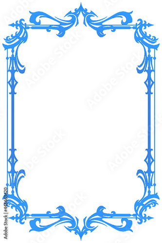 レトロでファンタジックな飾り枠