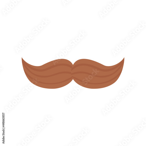 brown moustache icon