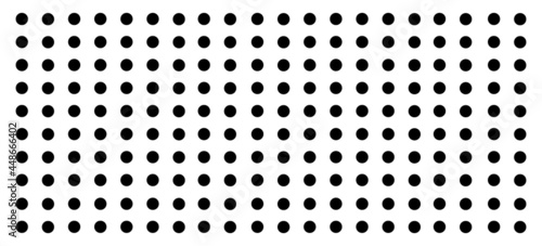 Peg board with round holes. White peg board perforated texture background for working bench tools. Vector illustration.
