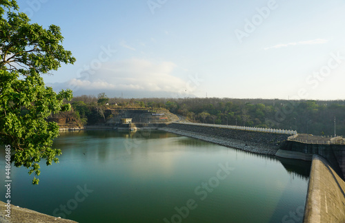 Amazing landscape at Bajulmati Dam in Banyuwangi Indonesia.