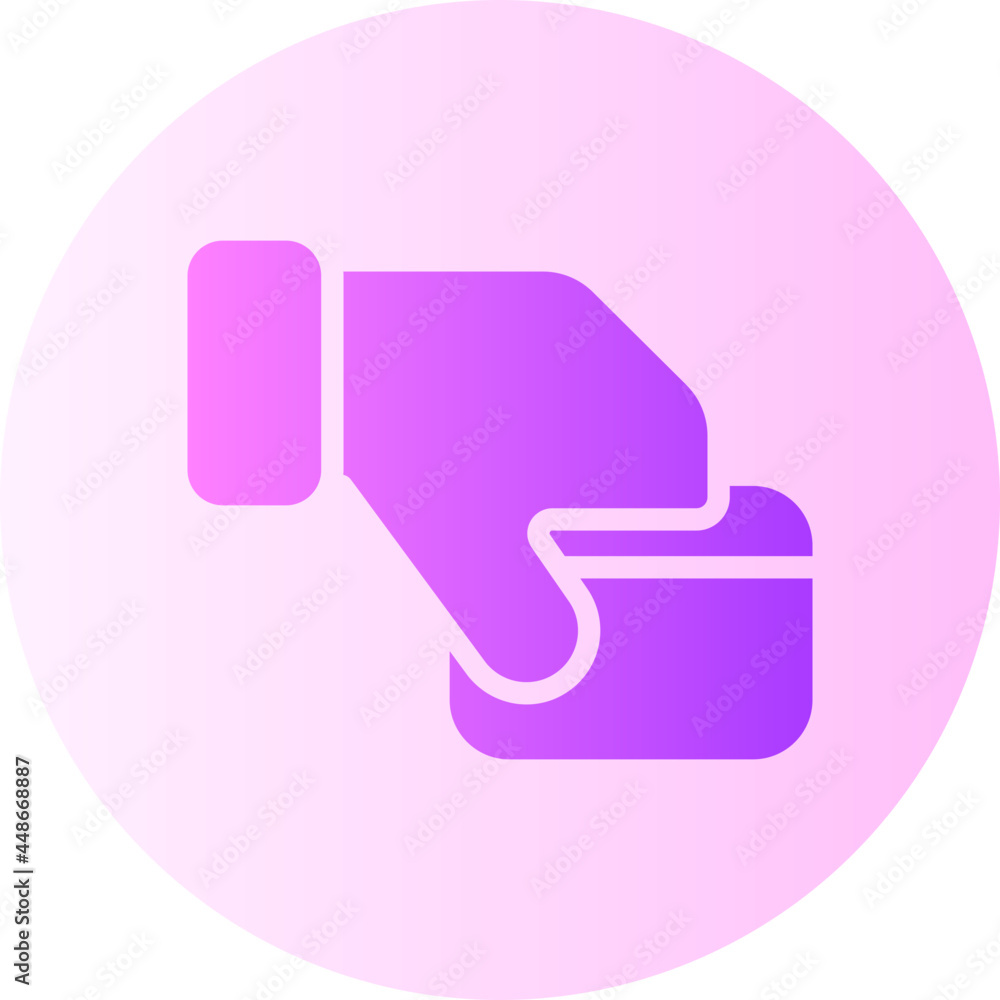 credit cart flat gradient icon credit cart flat gradient icon