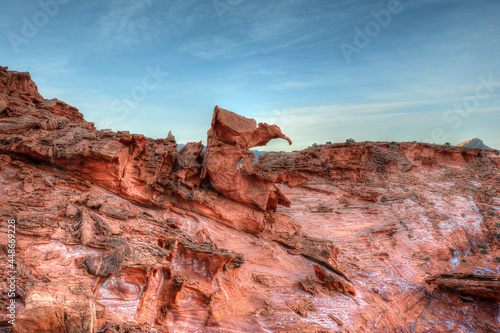 Nevada Desert Rock Sculpture © Mantawhisperer