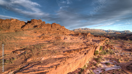 Nevada Desert Rock Sculpture photo