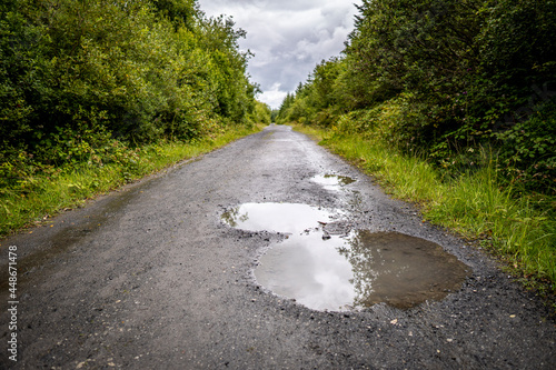 road in the countryside