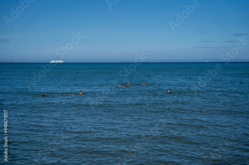 boat on the sea