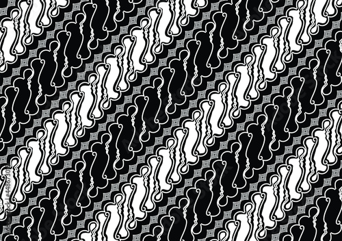 Parang Motif Batik, and its development, batik is a wax-resist dyeing technique applied to fabrics, originating from Indonesia.
