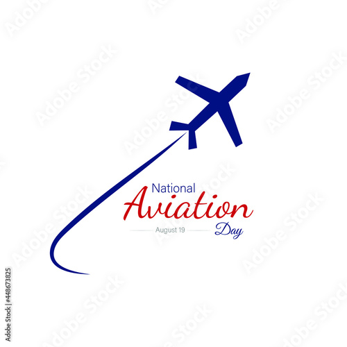 National Aviation Day , Vector Illustration.