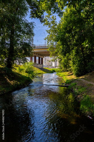 Wallpaper Mural View of the Vezelka River in the center of Belgorod Torontodigital.ca