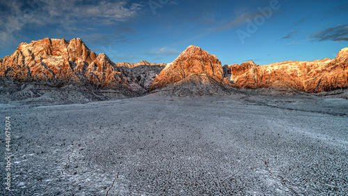 Nevada Redrock Winter Scenes photo