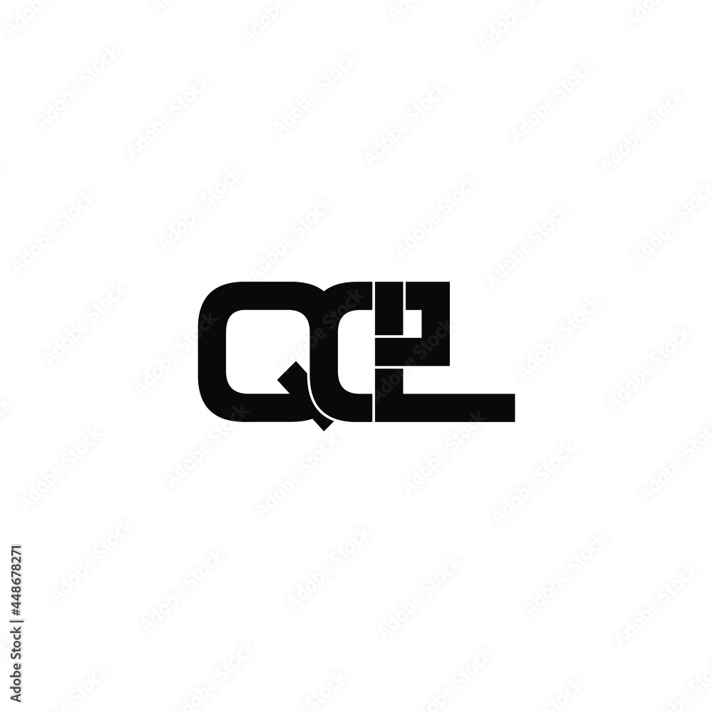 qel initial letter monogram logo design qel initial letter monogram logo design