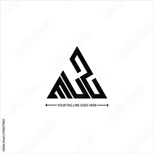 MLZ letter logo creative design. MLZ unique design
