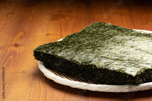 Canvastavla 積み重ねた大判の焼き海苔