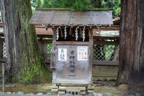 石川県白山市の白山神社周辺の風景 Scenery around Hakusan Shrine in Hakusan City, Ishikawa Prefecture  photo