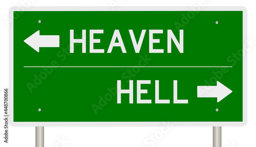 Принти на полотні Road sign showing a crossroads or decision point