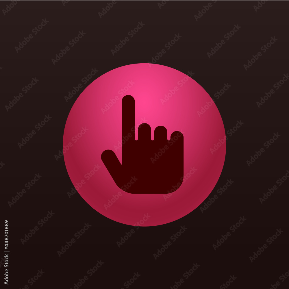 Obraz premium Click - Sticker