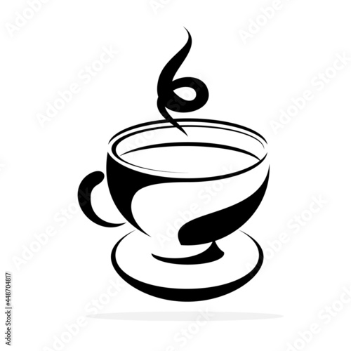 Coffee cup icon. Vector concept illustration for design.