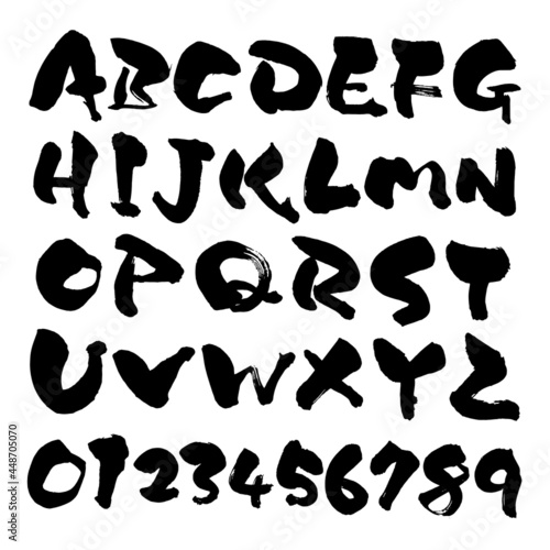 アルファベット筆文字