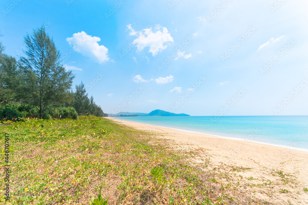 Mai Khao Beach, Phuket On a clear day, Thailand Mai Khao Beach, Phuket On a clear day, Thailand