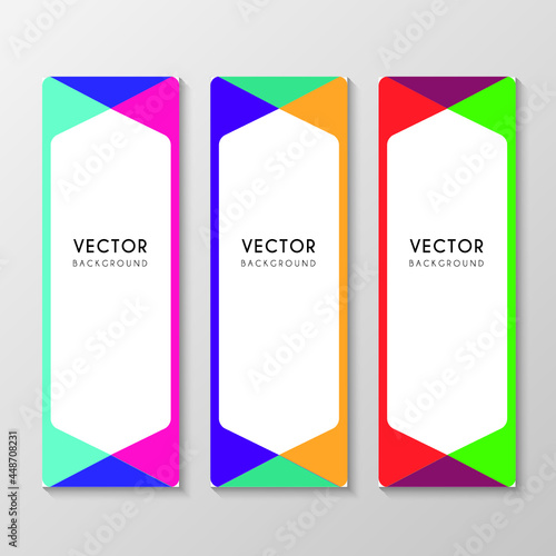 colorful banner design